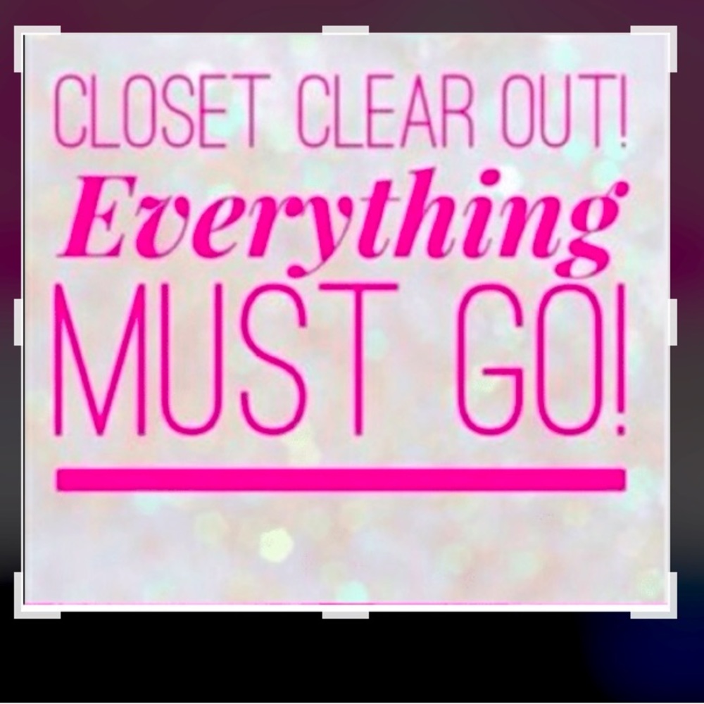 Closet clean out!!